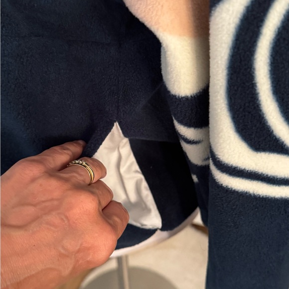 O’Neill Women L Sierra Superfleece Wave Pullover Pink Navy Fleece Large - Picture 8 of 15